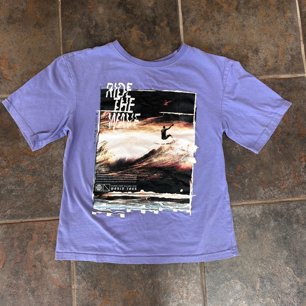 TILT 100% Cotton T Shirt, Surf Graphic
